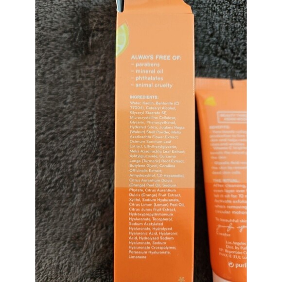 Purlisse Yuzu + Orange Exfoliator Resurface Boost Collagen Full Sz 1.7 fl oz NIB - Picture 3 of 5